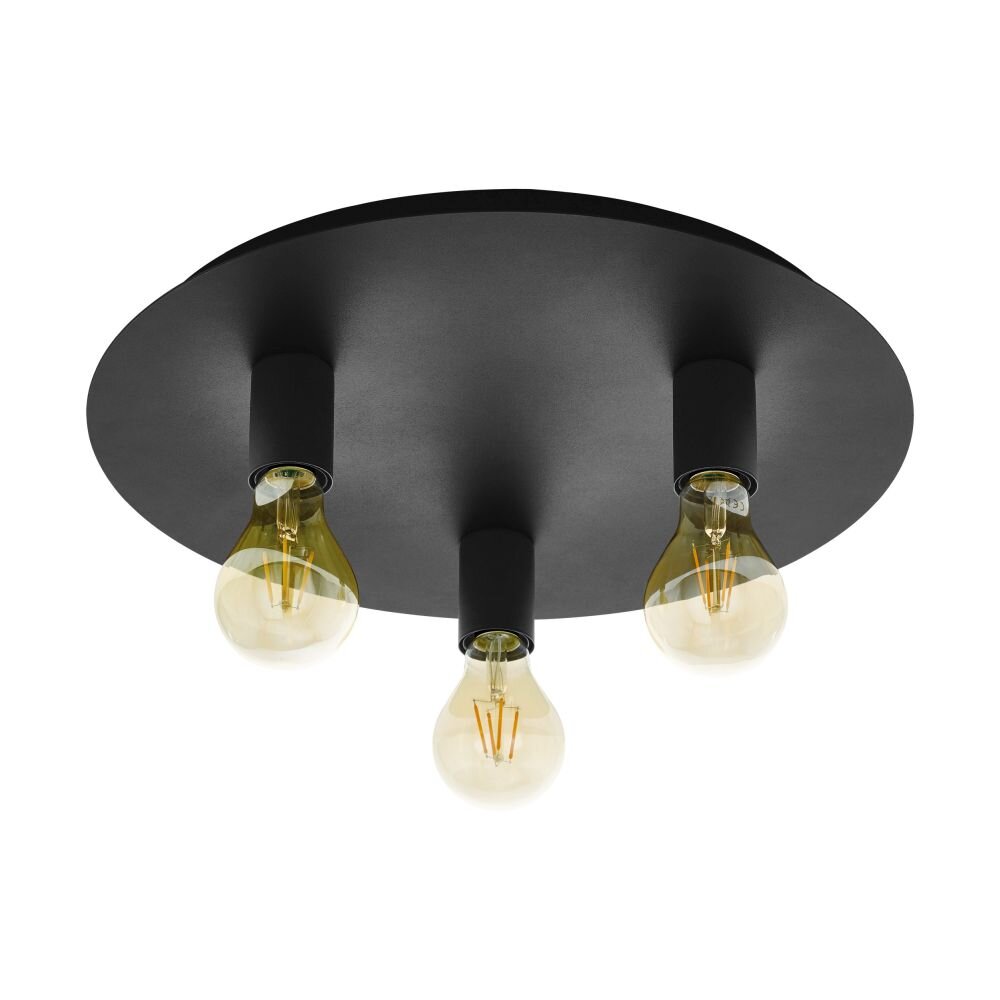 EGLO PASSANO Plafoniera Nero, 3-Luci main product photo