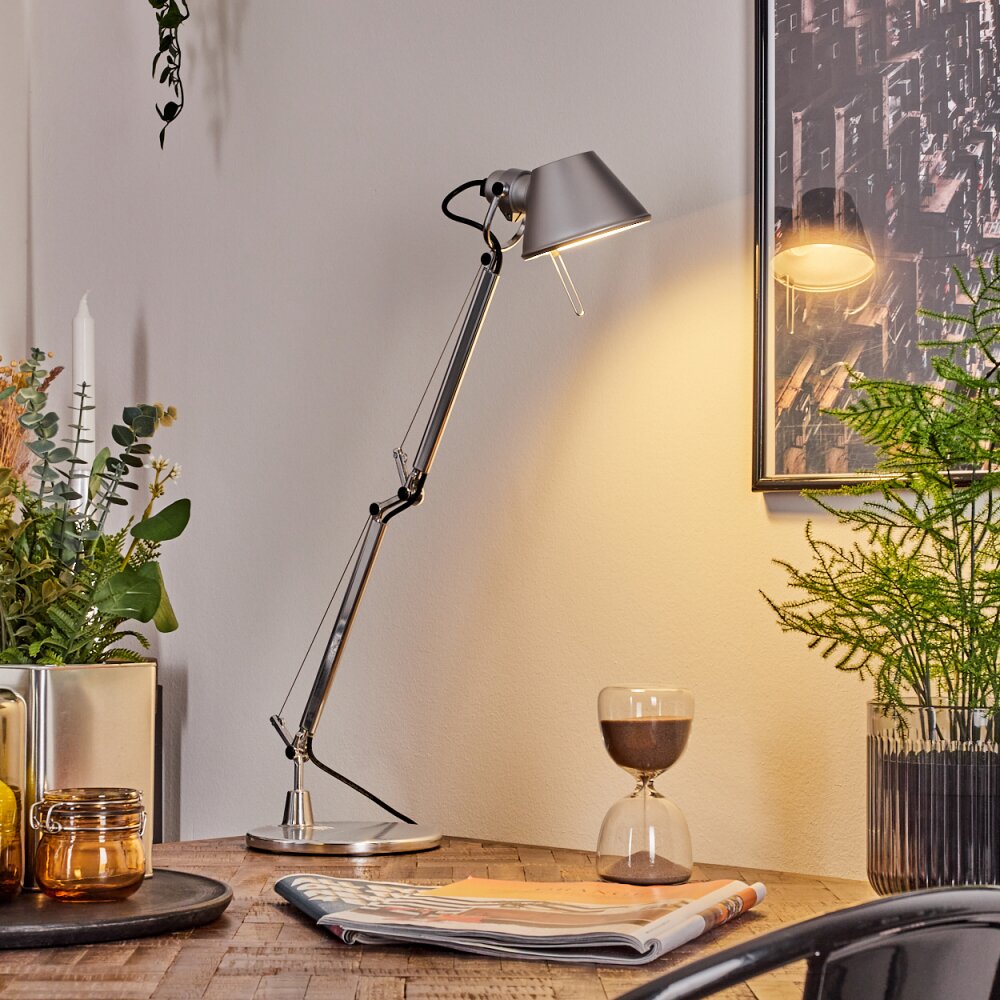 Artemide TOLOMEO MICRO Lampada da Tavolo LED Alluminio, 1-Luce