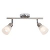 Brilliant Bethany Barra con faretti da soffitto LED Cromo, 2-Luci