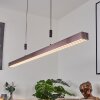 Airolo Lampada a Sospensione LED Marrone, 3-Luci