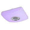 Globo SQUARE Plafoniera LED Bianco, 1-Luce, Telecomando, Cambia colore