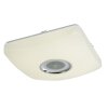 Globo SQUARE Plafoniera LED Bianco, 1-Luce, Telecomando, Cambia colore