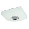 Globo SQUARE Plafoniera LED Bianco, 1-Luce, Telecomando, Cambia colore