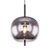 Lampadario a sospensione Globo BLACKY Nero, 1-Luce