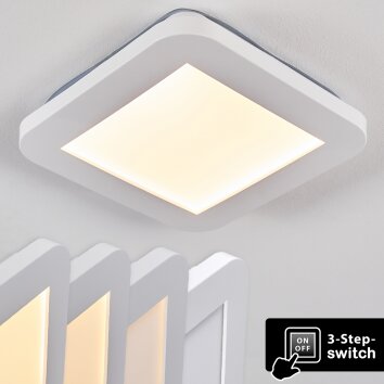 Siguna Plafoniera LED Bianco, 1-Luce