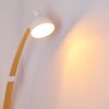 Higashi Lampada da terra Legno chiaro, Bianco, 1-Luce