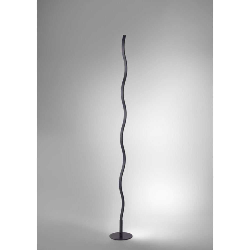 Leuchten-Direkt WAVE Lampada da terra LED Nero, 1-Luce main product photo