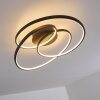 Chute Plafoniera LED Nero, 1-Luce