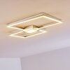 Narpes Plafoniera LED Nichel opaco, 1-Luce