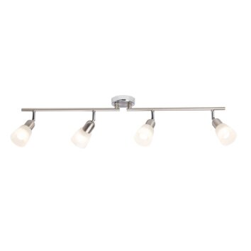 Brilliant Bethany Barra con faretti da soffitto LED Cromo, 4-Luci