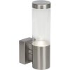 Brilliant Bergen Applique da esterno LED Acciaio inox, 1-Luce