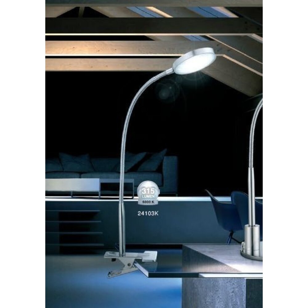 Globo PEGASI Lampada con pinza LED Alluminio, 1-Luce main product photo