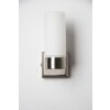 Globo SPACE Applique Acciaio inox, Nichel opaco, Bianco, 1-Luce