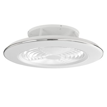 ventilatore da soffitto Mantra ALISIO LED Bianco, 1-Luce, Telecomando