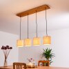 Shiburg Lampada a Sospensione Legno chiaro, 4-Luci