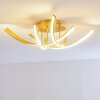 Plafoniera Aranu LED Oro, 4-Luci