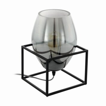 Eglo OLIVAL Lampada da Tavolo Nero, 1-Luce Eglo OLIVAL Lampada da Tavolo Nero, 1-Luce