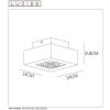 Faretto da soffitto Lucide XIRAX LED Bianco, 1-Luce