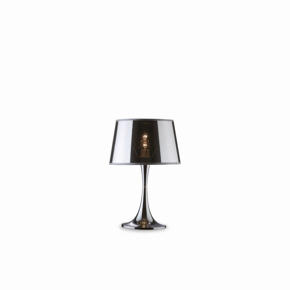 Ideal Lux LONDON Lampada da Tavolo Cromo, 1-Luce main product photo