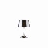 Ideal Lux LONDON Lampada da Tavolo Cromo, 1-Luce