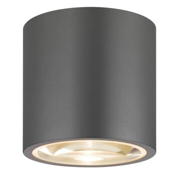 LCD Typ 065 Plafoniera Grigio, 1-Luce