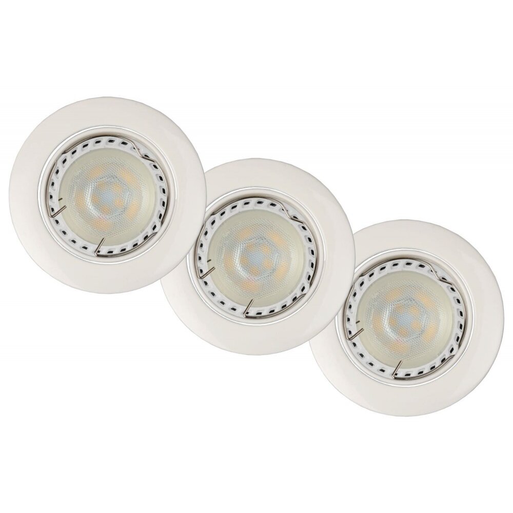 Lucide FOCUS Faretto da incasso LED Grigio, 3-Luci main product photo