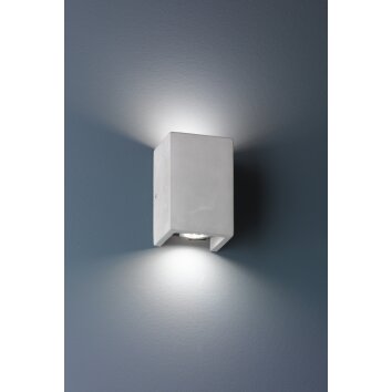 Trio CUBE Applique Grigio, 2-Luci