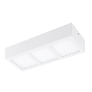 Eglo COLEGIO Plafoniera LED Bianco, 3-Luci