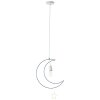 Lampada a Sospensione Brilliant Ezra Blu, Bianco, 1-Luce