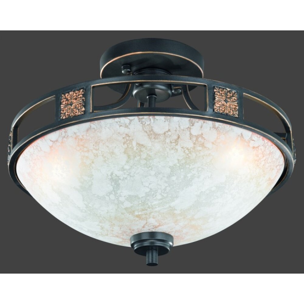 Trio 6081 Plafoniera Ruggine, 3-Luci main product photo