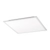 Leuchten-Direkt FLAT Plafoniera LED Bianco, 1-Luce, Telecomando