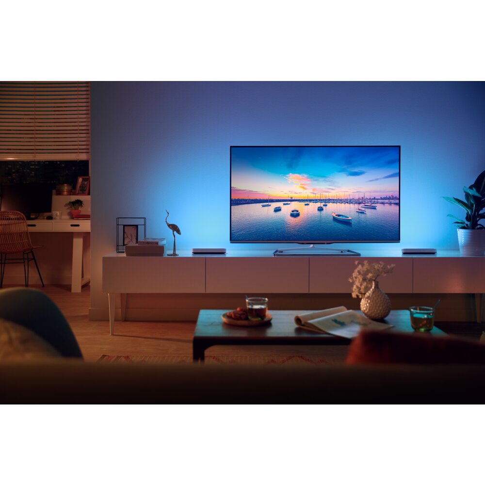 Philips Hue Ambiance White & Color Play Lightbar Set di base doppio LED Nero, Bianco, 2-Luci, Cambia colore