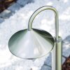 Kasan Lampada da terra per esterno Acciaio inox, Bianco, 1-Luce