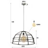 BROCKENDAAL Lampada a Sospensione Bronzo, 1-Luce