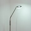 Gulkana Lampada da terra LED Nichel opaco, 1-Luce, Cambia colore