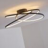 Chute Plafoniera LED Nero, 1-Luce