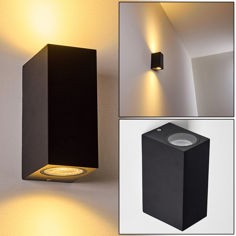 Applique da esterno Nordborg LED Nero, 2-Luci main product photo