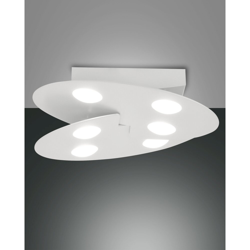 Fabas Luce Cake Plafoniera LED Bianco, 6-Luci main product photo