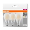 Osram LED E27 7 Watt 2700 Kelvin 806 Lumen Confenzione da 3