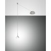 Fabas Luce Isabella Lampada a Sospensione LED Cromo, Nichel opaco, 1-Luce