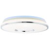 Brilliant Visitation Plafoniera LED Argento, Bianco, 1-Luce, Telecomando, Cambia colore