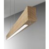 Fabas Luce Badia Lampada a Sospensione LED Legno chiaro, 1-Luce