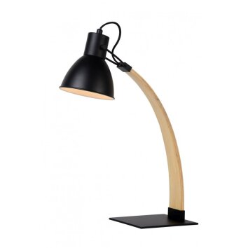 Lucide CURF Lampada da tavolo Nero, 1-Luce