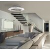 ventilatore da soffitto Mantra ALISIO LED Cromo, Grigio, 1-Luce, Telecomando