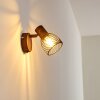 Applique Arjen Legno scuro, Ruggine, 1-Luce