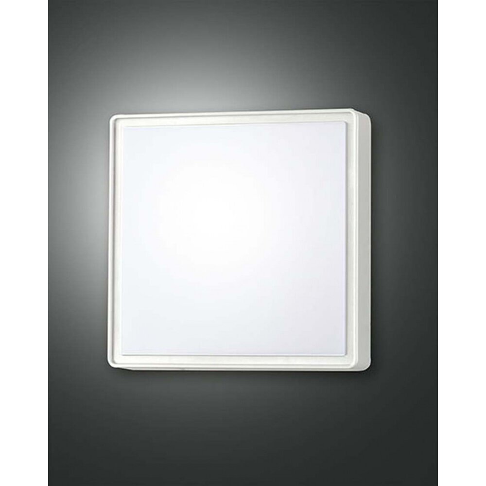 Fabas Luce OBAN Plafoniera da esterno Bianco, 1-Luce, Sensori di movimento main product photo
