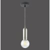 Leuchten Direkt TURN ME Lampada a Sospensione Acciaio inox, 1-Luce