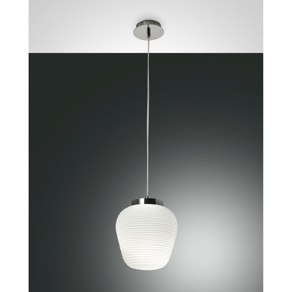 Fabas Luce Cora Lampada a Sospensione Cromo, 1-Luce main product photo