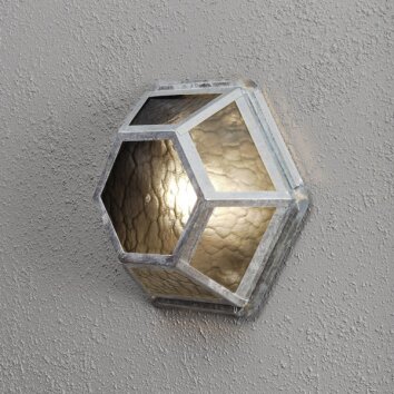 Konstsmide Castor Applique e plafoniera da incasso Vetro, 1-Luce