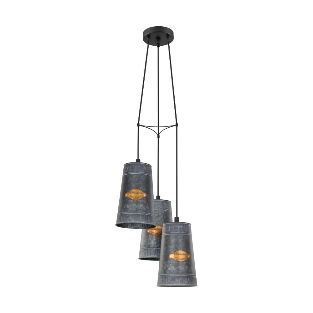 EGLO HONEYBOURNE Lampadario a sospensione Nero, 3-Luci main product photo